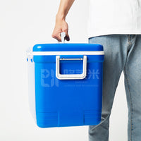 Portable Medical Insulated Cooler Box for Biological Samples, Breast Milk, and Insulin Transport, 33L