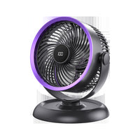 USB Desk Fan with Digital Display, Wall Mountable, Portable for Office and Dorm