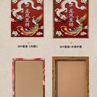 DIY Pearl Painting Kit for Home Decor - Blue-Eyed Cat & Horse Year Creative Craft