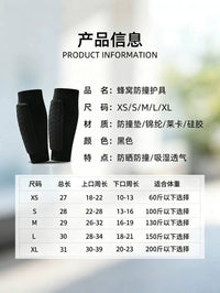 Shin Guard Compression Sleeves for Sports Protection - Football, Climbing, Mountain Biking