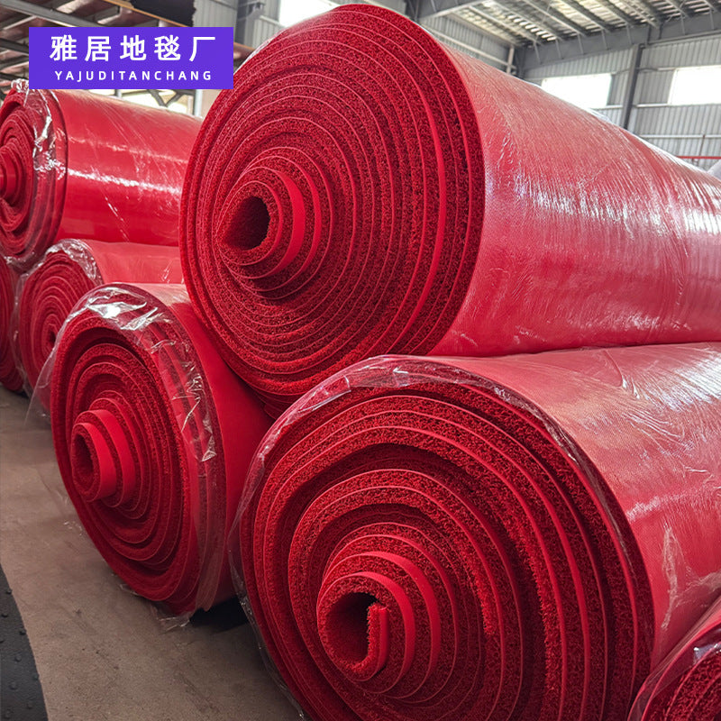 PVC Coil Mat Roll - Customizable Entrance Floor Mat for Home and Business, 1.2x18M Cuttable Plastic Loop Carpet