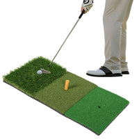 3-in-1 Golf Hitting Mat Portable Folding Indoor Outdoor Putting Chipping Practice Mat
