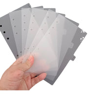 PP Transparent A-Z Index Divider Cards for A6/A5/A4 Notebooks & Planners