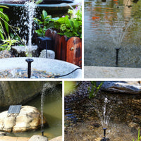 Solar Powered Fountain Pump for Garden Pond Decoration