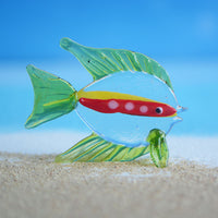 Handmade Glass Ocean Aquarium Cartoon Fish Shrimp Turtle Tank Decoration Micro Landscape Ornament