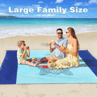 Large Lightweight Quick-Dry Beach Mat for Outdoor Camping Hiking Picnic