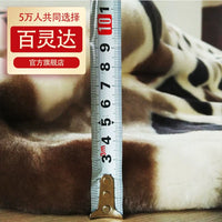 Double-Sided Raschel Plush Blanket for All Seasons - Thickened Winter Throw & Air Conditioning Quilt