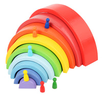 Rainbow Stacking Blocks Early Education Toy for Kids