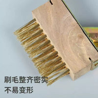 Garden Steel Wire Weed Brush with Long Handle for Pavement and Crevice Cleaning