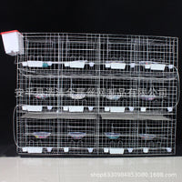Pigeon Breeding Cage for Home Use, 12-16 Compartments, Thickened Galvanized Steel