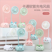 Cute Cat USB Mini Desk Fan for Students and Kids