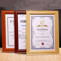 New Chinese Style Wooden Photo Frame with Acrylic Front for A4/A3/4K/8K Certificates & Posters, Wall Mount or Tabletop Display
