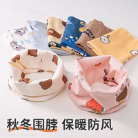 Kids' Winter Fleece-Lined Neck Warmer Scarf for Boys and Girls