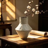 Jingdezhen Wabi-Sabi Ceramic Vase for Home Decor