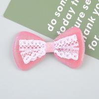 Autumn Knit Bow Hair Clips for Girls - Cartoon Woolen BB Clips Set
