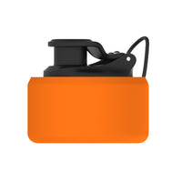 520ml Collapsible Silicone Water Bottle with Hook for Travel, Cycling, and Coffee