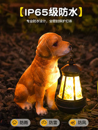 Solar Powered Outdoor Animal Garden Lights - Decorative Landscape Figurines for Yard, Balcony, and Lawn Ambiance