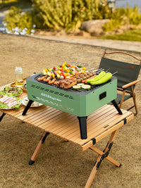 Nogard Garden Portable Charcoal Grill for Outdoor Camping, BBQ, and Indoor Tea Ceremony