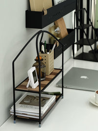 Multi-layer Nordic Style Display Shelf for Cosmetics and Sundries