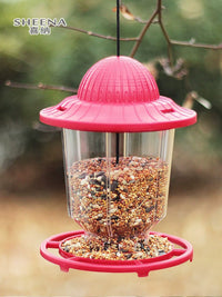 Outdoor Hanging Bird Feeder with Rain and Wind Protection