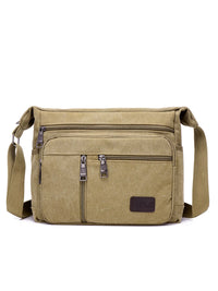 Men's Canvas Shoulder Messenger Bag Large Capacity Work Tool Bag
