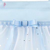 Girls' Ballet Dance Bag with Bowknot, Canvas Princess Style