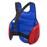 Thickened Reversible Karate Taekwondo Chest Protector for Adults and Kids, Boxing Training Soft Elastic Body Guard