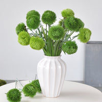 Artificial Dianthus Green Plant Ball for Photography Props and Decoration