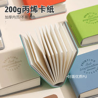 Mini Portable Watercolor Sketchbook Set - 6 Books for Art, Doodling, and Quick Sketches