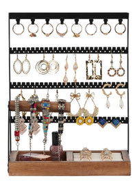 Minimalist Chinese Style Jewelry Display Stand for Earrings Necklaces Bracelets Rings