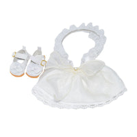 Cotton Doll Princess Dress and Headband Set for 10cm/20cm Dolls