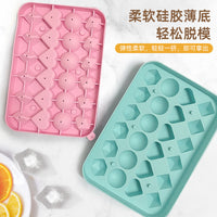 Silicone 4-in-1 Ice Cube Tray with Lid for Baby Food Freezer Storage and Home Ice Making