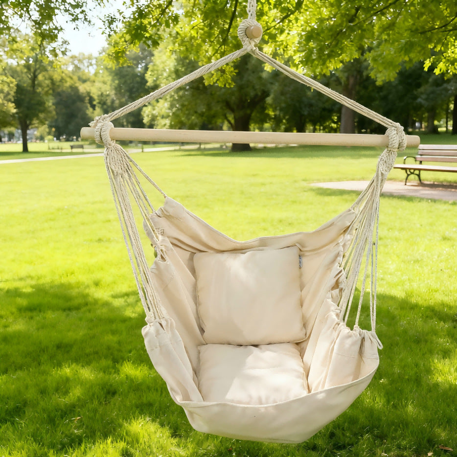 Versatile 3-in-1 Hammock Swing Chair for Dorms, Balconies, and Outdoor Relaxation
