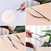 Stainless Steel Glazing Tongs for Pottery and Ceramics