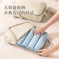 7-Piece Travel Luggage Organizer Set for Clothes, Underwear, and Toiletries - Portable Compression Packing Cubes