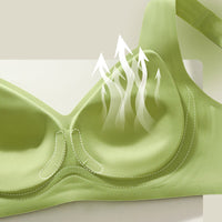Seamless Vest-Style Sports Bra with Jelly Gel Support for Yoga and Sleep