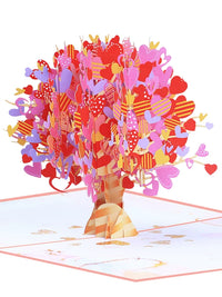3D Pop-Up Valentine's Day Greeting Card for Lovers
