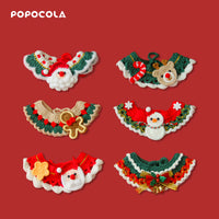 Christmas Pet Scarf and Hat Set for Cats and Small Dogs, Festive Holiday Costume Accessory