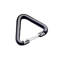 Aluminum Alloy Triangle Carabiner Clip for Outdoor Backpacks and Water Bottles
