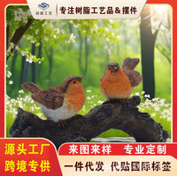 Robin Bird Resin Figurine for Outdoor Garden & Home Decor