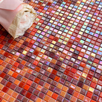 Hot Melt Ice Porcelain Jade Mosaic Tiles for Living Room, Hotel, and Pool Decor