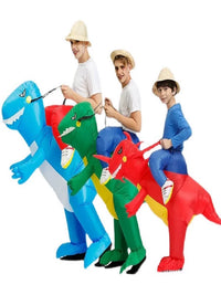 Inflatable Dinosaur Costume for Kids and Adults - T-Rex Fancy Dress for Parties and Christmas
