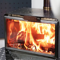 Portable Outdoor Wood Burning Stove for Camping, Heating, and Patio Use