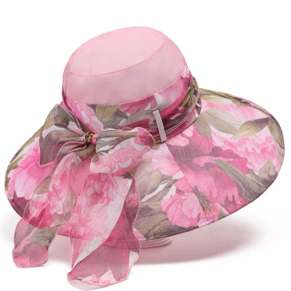 Women's Wide Brim Sun Hat UV Protection Outdoor Fashionable Summer Visor