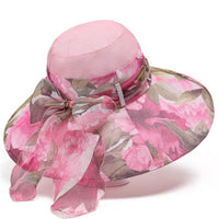 Women's Wide Brim Sun Hat UV Protection Outdoor Fashionable Summer Visor