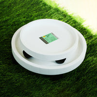 Resin Plant Pot Mover with Wheels, Heavy-Duty Round Plant Caddy with Root Control Base