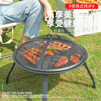 Outdoor Charcoal BBQ Grill for Home Patio Gatherings and Camping