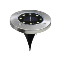 Solar Powered Mini Ground Lights for Garden & Lawn, Waterproof Outdoor Landscape Pathway Lighting