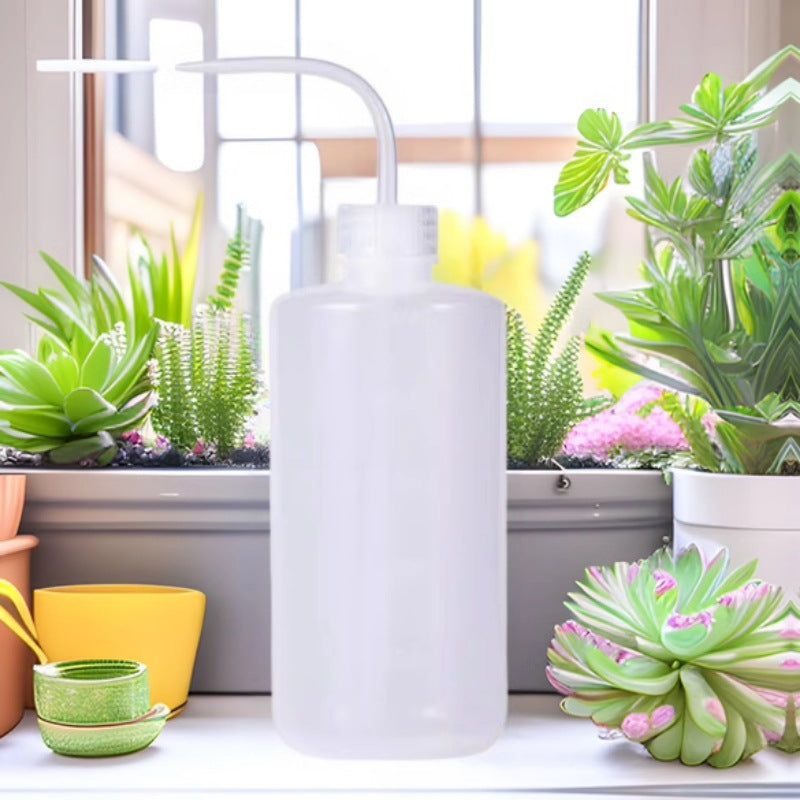 Long Spout Squeeze Watering Can for Indoor Plants, Succulents, and Flowers