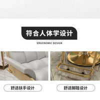 Luxury Hydraulic Reclining Barber Chair for Salon Hair Styling